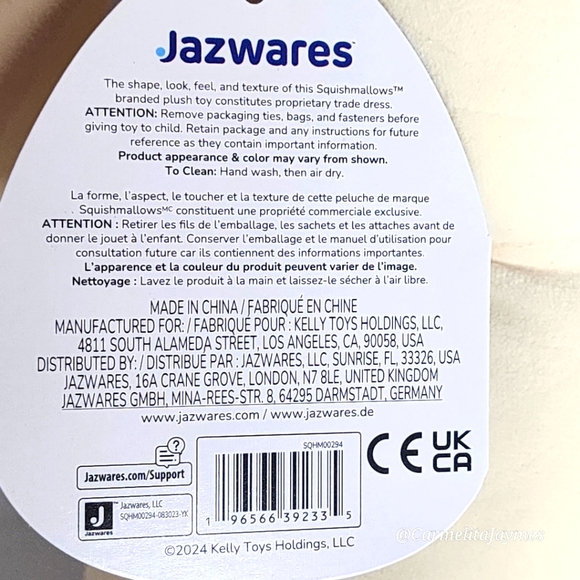 🐣 ROBYNE 🐰 Rainbow Belly Hugmee Easter 2024 Original Squishmallow ☆》NWT《☆ - Picture 7 of 8